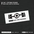Craft Works Tokyo CWT EXHAUST SERIES – BOXER 4 PURE RESPONSE ステッカー