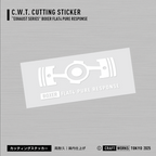 Craft Works Tokyo CWT EXHAUST SERIES – BOXER 4 PURE RESPONSE ステッカー  WH