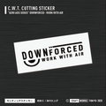 Craft Works Tokyo CWT AEROAXIS DOWNFORCE カッティングステッカー エアロ ダウンフォース 黒 BLACK