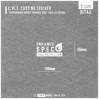 CRAFT WORKS TOKYO ENHANCE SPEC FULL ACTIVATION WH 白 寸法図