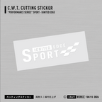CRAFT WORKS TOKYO SPORT IGNITED EDGE ステッカー 白 WHITE