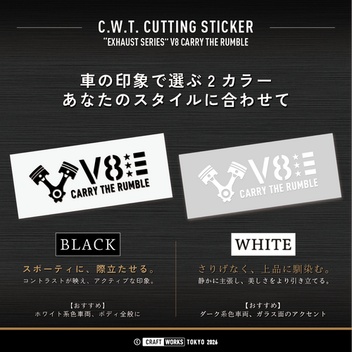 V2_V8  CARRY THE RUMBLE 色のバリエーション