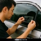 Craft Works Tokyo CWT PERFORMANCE SERIES BOOST – HI POWER SEQUENCE カッティングステッカー 窓貼付イメージ BLACK