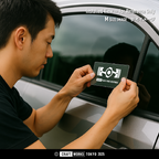 Craft Works Tokyo CWT EXHAUST SERIES – BOXER 4 PURE RESPONSE ステッカー ウィンドウ貼り付け ホワイト