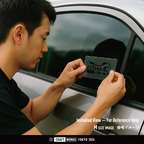 Image 人馬一体 EXTENDSYNC 黒 BLACK 窓に貼り付けたイメージ