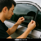 Craft Works Tokyo CWT EXHAUST SERIES – VTEC ENGAGED ステッカー 窓 貼り付け イメージ