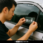 Craft Works Tokyo CWT EXHAUST SERIES – VTEC ENGAGED ステッカー 窓 貼り付け 白